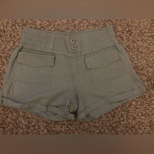 Abercrombie girls linen shorts size 11/12
